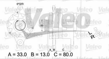 Генератор VALEO 436523