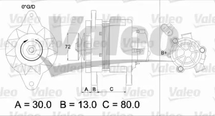 Генератор VALEO 436546