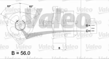 Генератор VALEO 436561