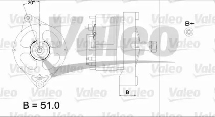 Генератор VALEO 436567