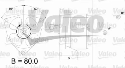 Генератор VALEO 436578