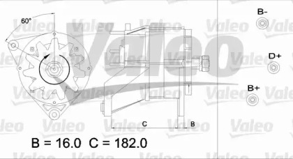 Генератор VALEO 436583