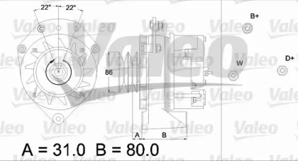 Генератор VALEO 436588