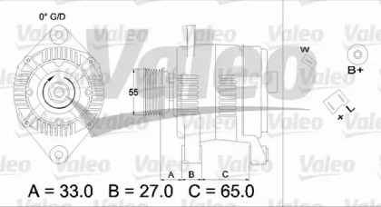 Генератор VALEO 436646