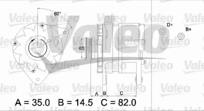 Генератор VALEO 436689