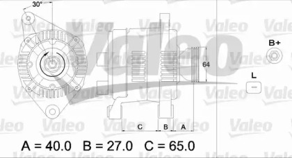 Генератор VALEO 436742