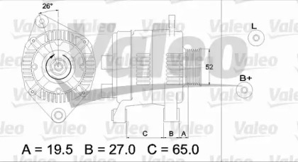 Генератор VALEO 437142