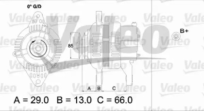 Генератор VALEO 437157