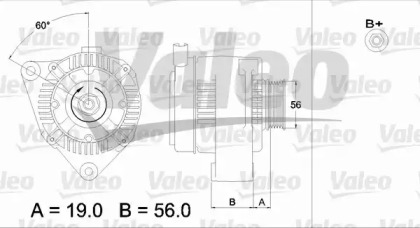 Генератор VALEO 437190