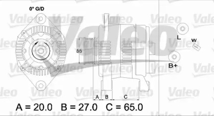 Генератор VALEO 437201