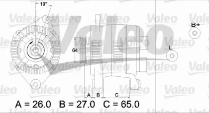 Генератор VALEO 437204