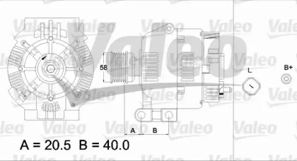 Генератор VALEO 437321