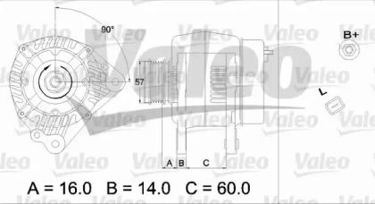 Генератор VALEO 437340