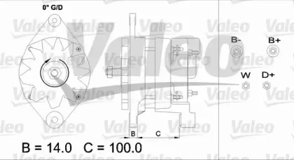 Генератор VALEO 437352