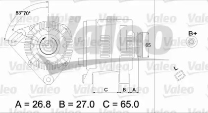 Генератор VALEO 437373