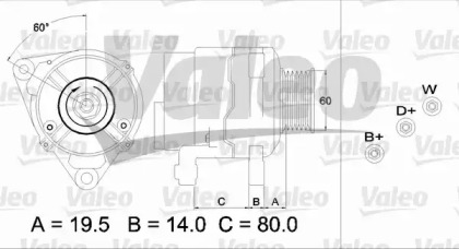 Генератор VALEO 437385