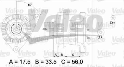 Генератор VALEO 437413