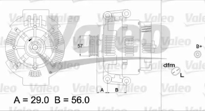 Генератор VALEO 437420