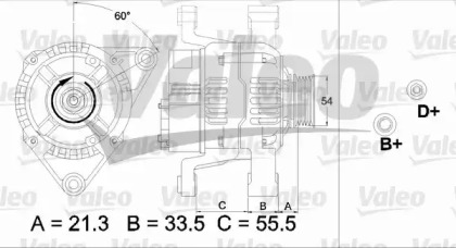 Генератор VALEO 437466