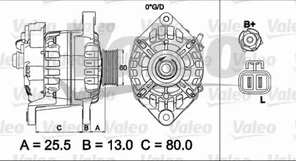 Генератор VALEO 437501