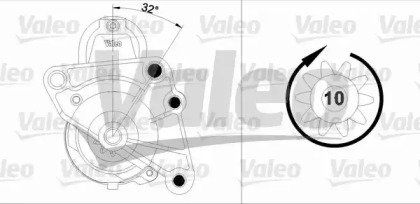 Стартер VALEO 458178