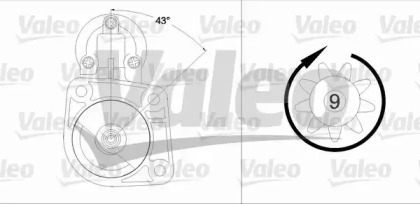 Стартер VALEO 458194