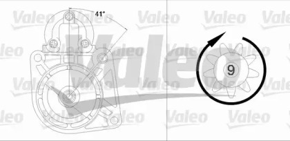 Стартер VALEO 458195