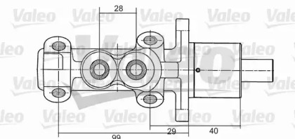 Цилиндр VALEO 350704