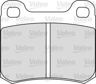 Комплект тормозных колодок VALEO 551012