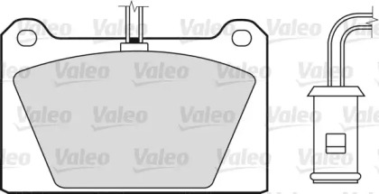 Комплект тормозных колодок VALEO 598116