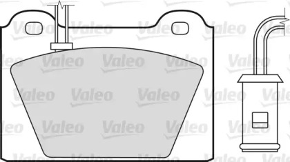 Комплект тормозных колодок VALEO 551524