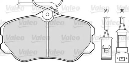 Комплект тормозных колодок VALEO 540400