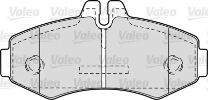 Комплект тормозных колодок VALEO 540937