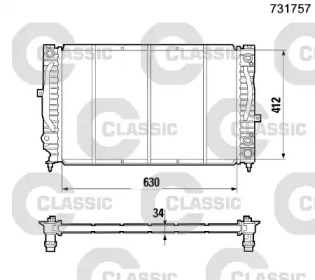 Теплообменник VALEO 231757