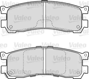 Комплект тормозных колодок VALEO 598516