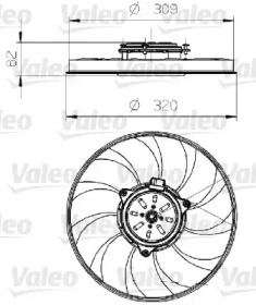 Вентилятор VALEO 696024