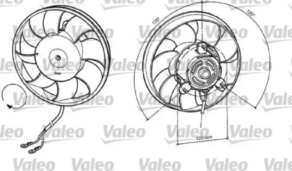 Вентилятор VALEO 696037