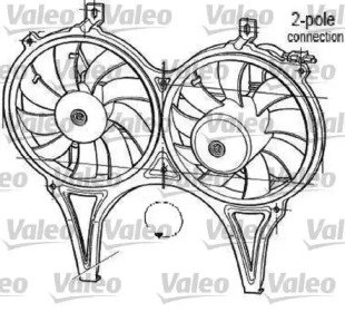 Вентилятор VALEO 696050