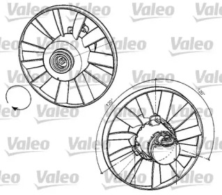 Вентилятор VALEO 696059