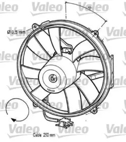 Вентилятор VALEO 696062