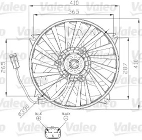 Вентилятор VALEO 696139