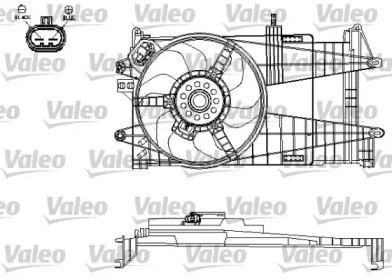 Вентилятор VALEO 696197