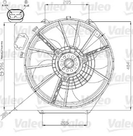 Вентилятор VALEO 696215