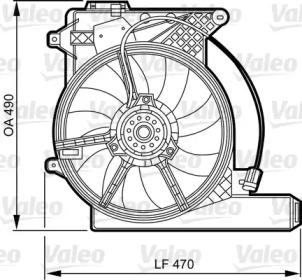 Кронштейн VALEO 696386