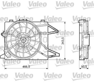 Вентилятор VALEO 698185