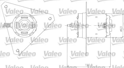 Электродвигатель VALEO 698306