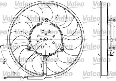 Вентилятор VALEO 698612