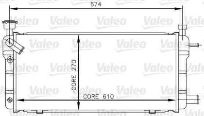 Теплообменник VALEO 730018