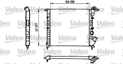 Теплообменник VALEO 730055