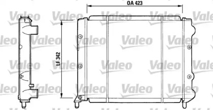 Теплообменник VALEO 730081